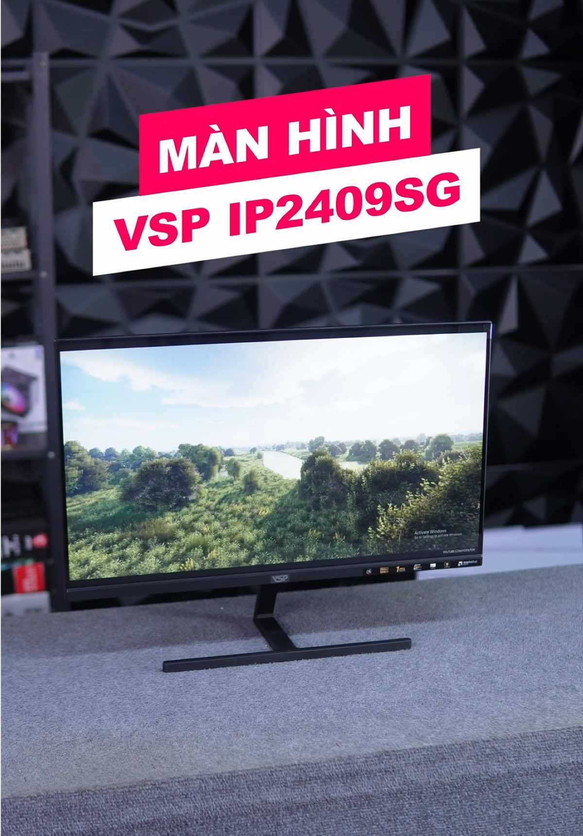 Đánh giá màn hình VSP IP2409SG: 144Hz IPS giá rẻ nhất phân khúc